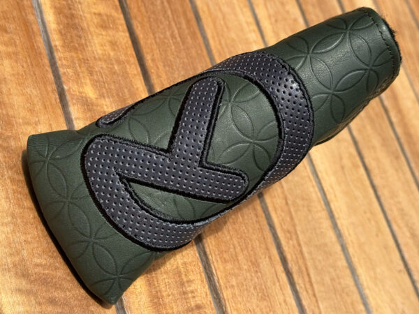 scotty cameron for tour use only vault exclusive dark green genuine leather industrial circle t blade headcover