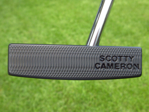 scotty cameron tour only sss deep milled black golo s5 centershaft circle t 360g putter with rickie fowler neon orange paint golf club