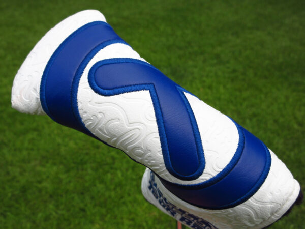 scotty cameron for tour use only white and blue tour rat industrial circle t blade putter headcover