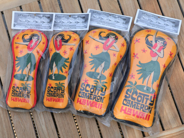 scotty cameron 2020 sony open in hawaii orange limited release dashboard dancer headcover set driver fairway hybrid utility headcovers for golf club