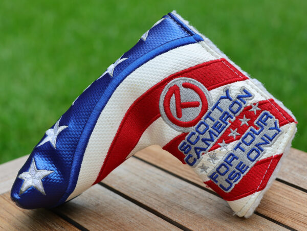 scotty cameron for tour use only 2011 us open usa flag circle t blade headcover
