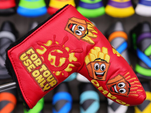 scotty cameron for tour use only 2019 web.com boise idaho open red friendly fries french fry circle t blade putter headcover