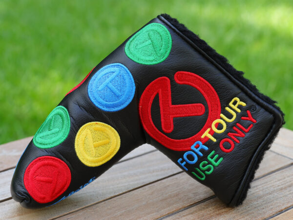 scotty cameron for tour use only black twister dancing circle t blade headcover