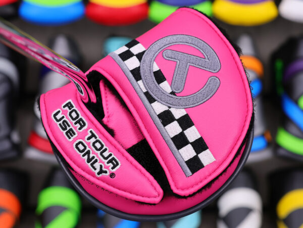 scotty cameron for tour use only pink champs choice circle t mid round headcover