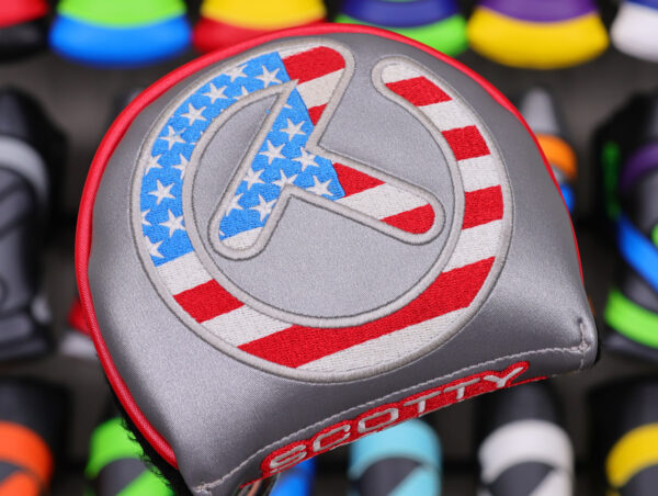 scotty cameron for tour use only silver usa industrial circle t mid round headcover