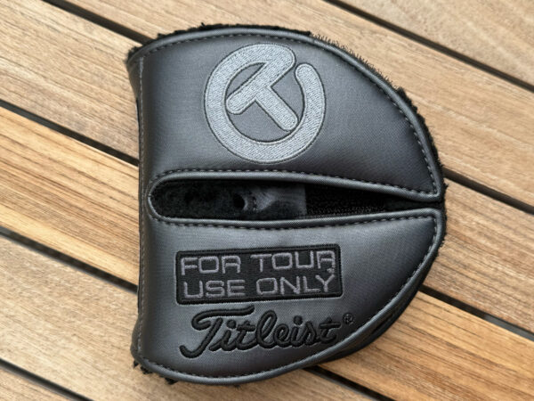 scotty cameron for tour use only smoky gray stick figure industrial circle t centershaft mid round headcover