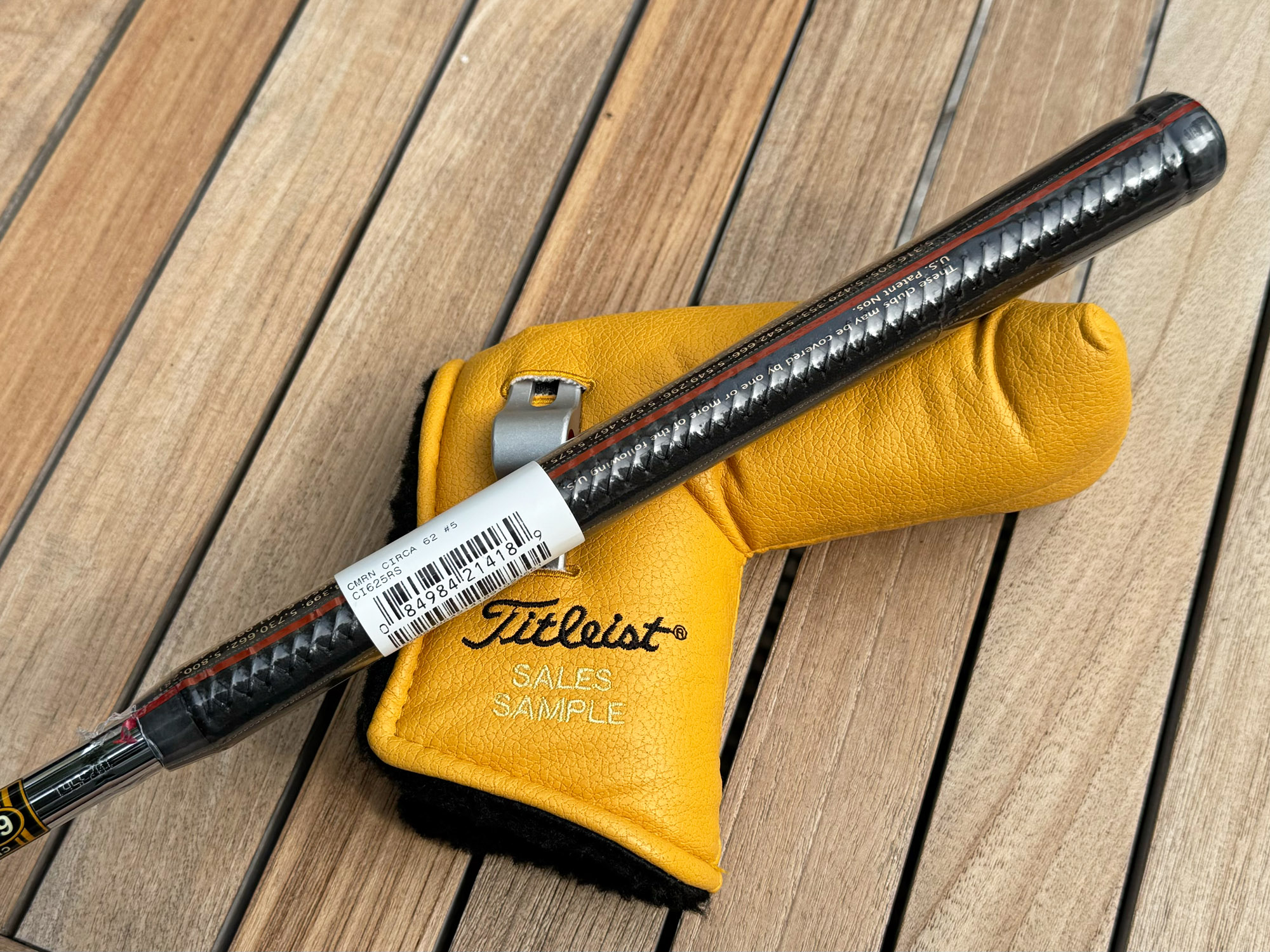 Scotty Cameron “SALES SAMPLE” Carbon Circa ’62 #5 – GRIP IN PLASTIC! - Image 8