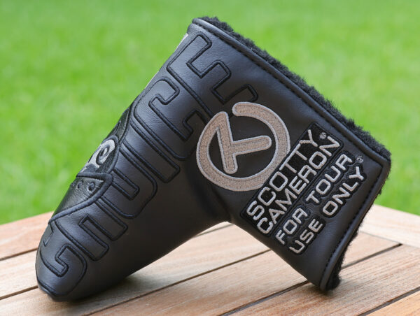 scotty cameron for tour use only black champs choice circle t mid mallet headcover