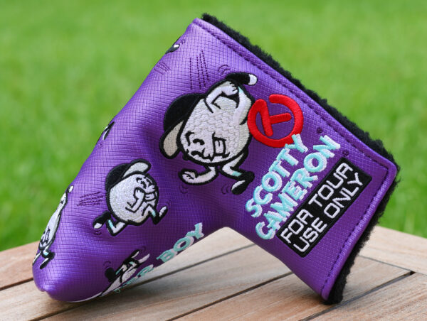 scotty cameron for tour use only purple baller boy circle t mid mallet headcover