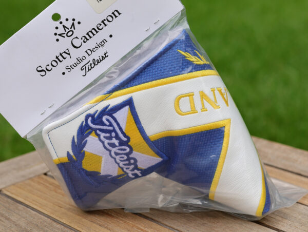 scotty cameron limited release british open championship scotland mid mallet putter headcover