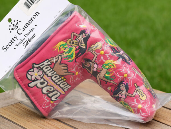 scotty cameron limited release pink hula girl blade putter headcover