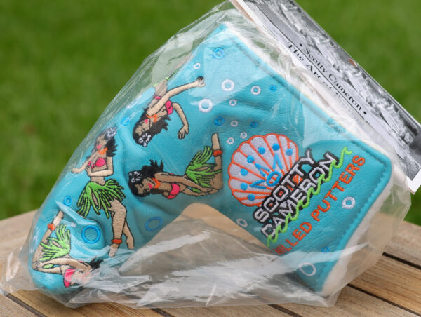 scotty cameron limited release hula palooza girl blade putter headcover