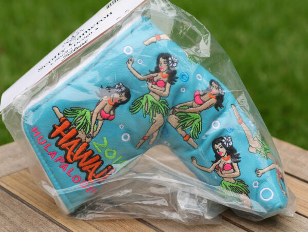 scotty cameron limited release hula palooza girl blade putter headcover