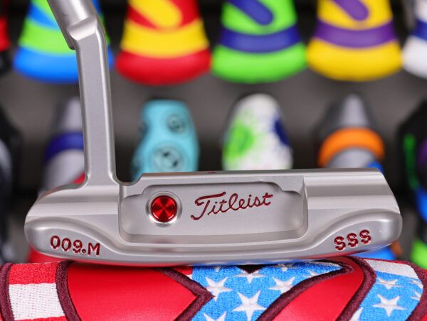 scotty cameron tour only sss masterful 009m circle t 350g putter with tiger woods style sight dot and extreme toe ct stamp golf club
