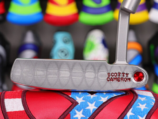 scotty cameron tour only sss masterful 009m circle t 350g putter with tiger woods style sight dot and extreme toe ct stamp golf club